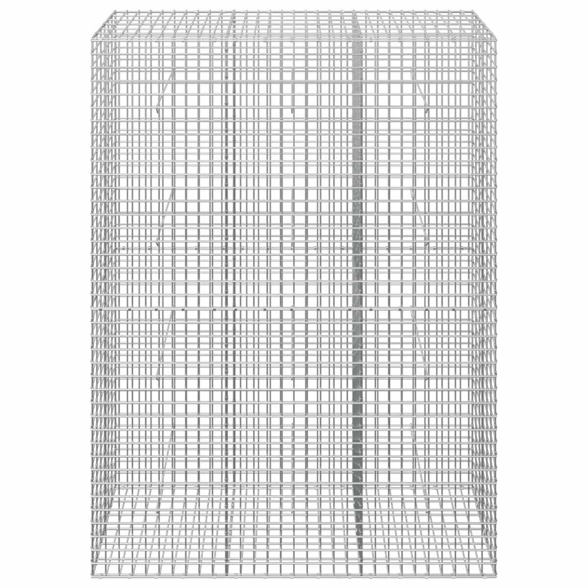 Γκαμπιόν με σύρμα 5 mm και πλέγμα 5x5 cm 150x30x200 εκ - Pakobazaar