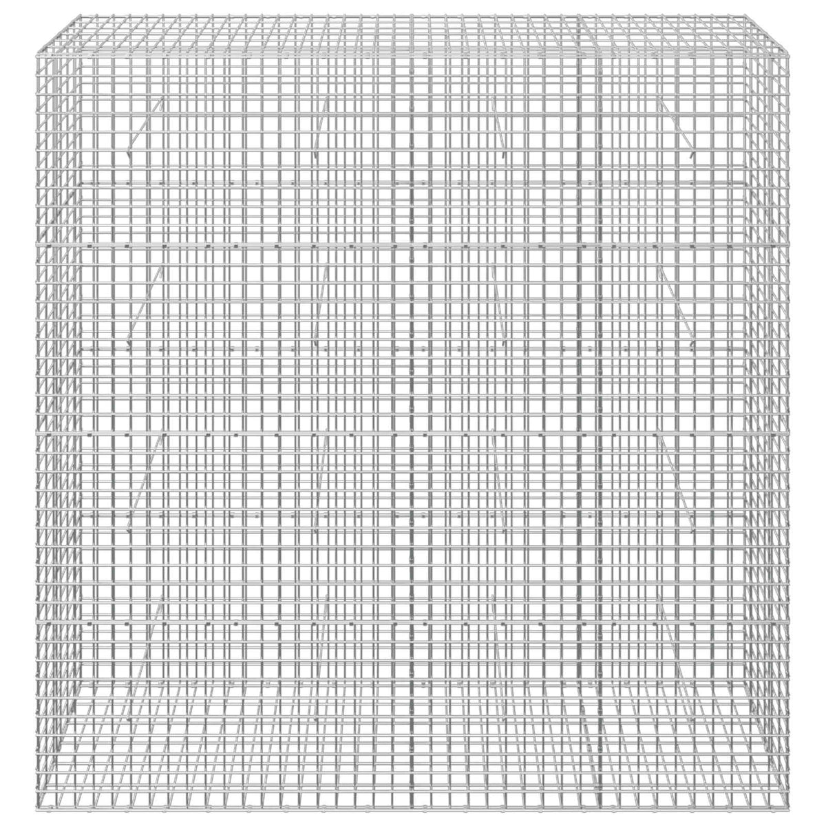 Γκαμπιόν με σύρμα 5 mm και πλέγμα 5x5 cm 200x30x200 εκ - Pakobazaar