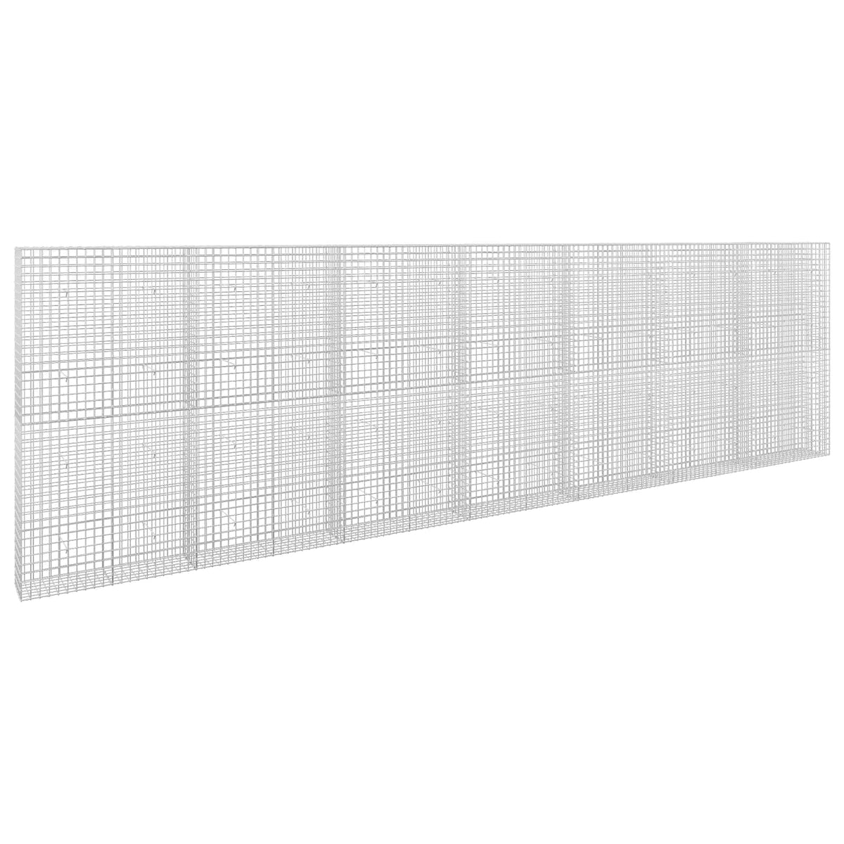 Γκαμπιόν με σύρμα 5 mm και πλέγμα 5x5 cm 700x30x200 εκ. - Pakobazaar