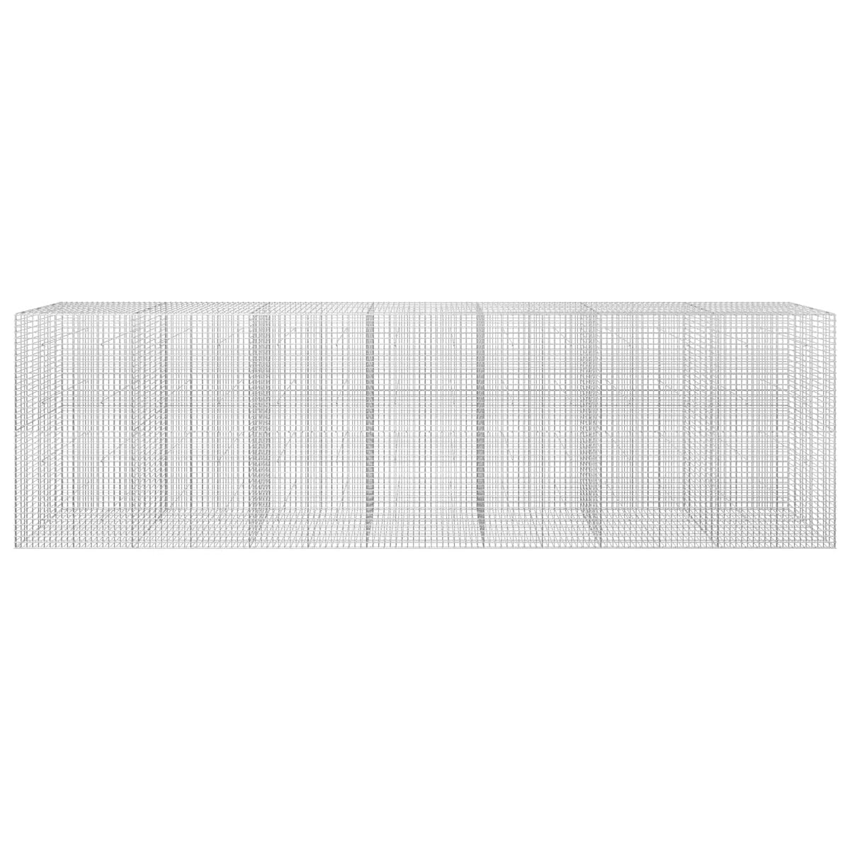 Γκαμπιόν με σύρμα 5 mm και πλέγμα 5x5 cm 700x30x200 εκ. - Pakobazaar