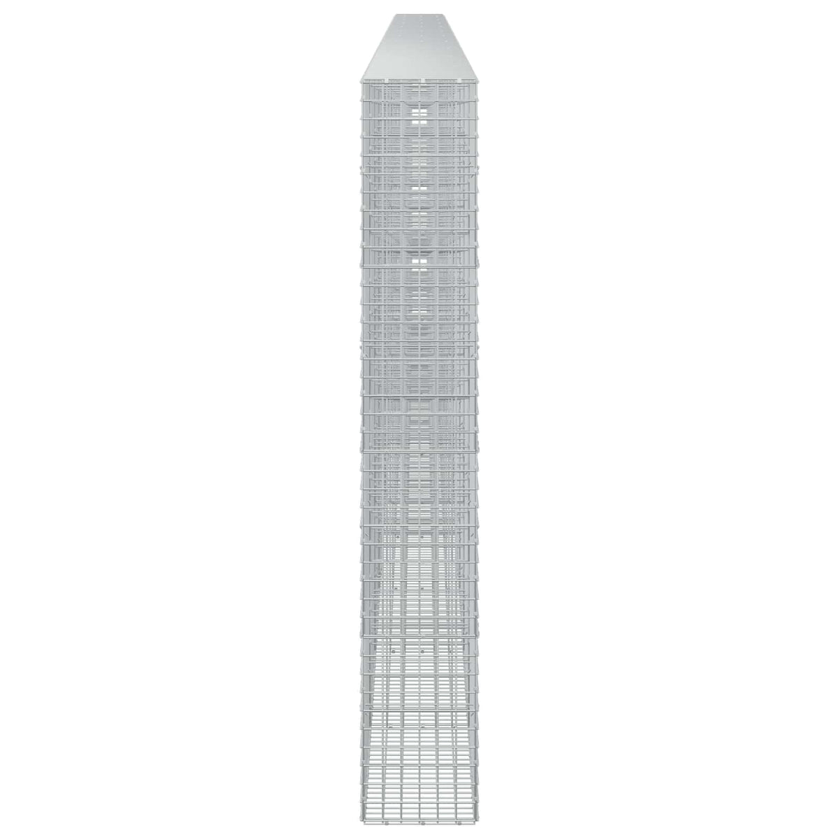 Γκαμπιόν με σύρμα 5 mm και πλέγμα 5x5 cm 1100x30x200 εκ - Pakobazaar
