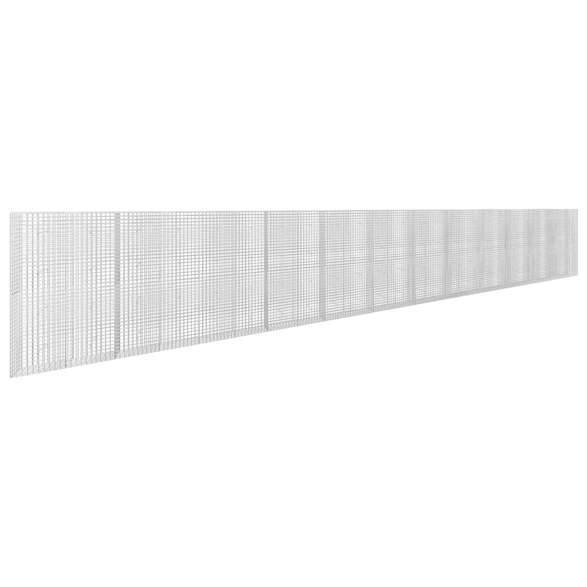 Γκαμπιόν με σύρμα 5 mm και πλέγμα 5x5 cm 1200x30x200 εκ - Pakobazaar