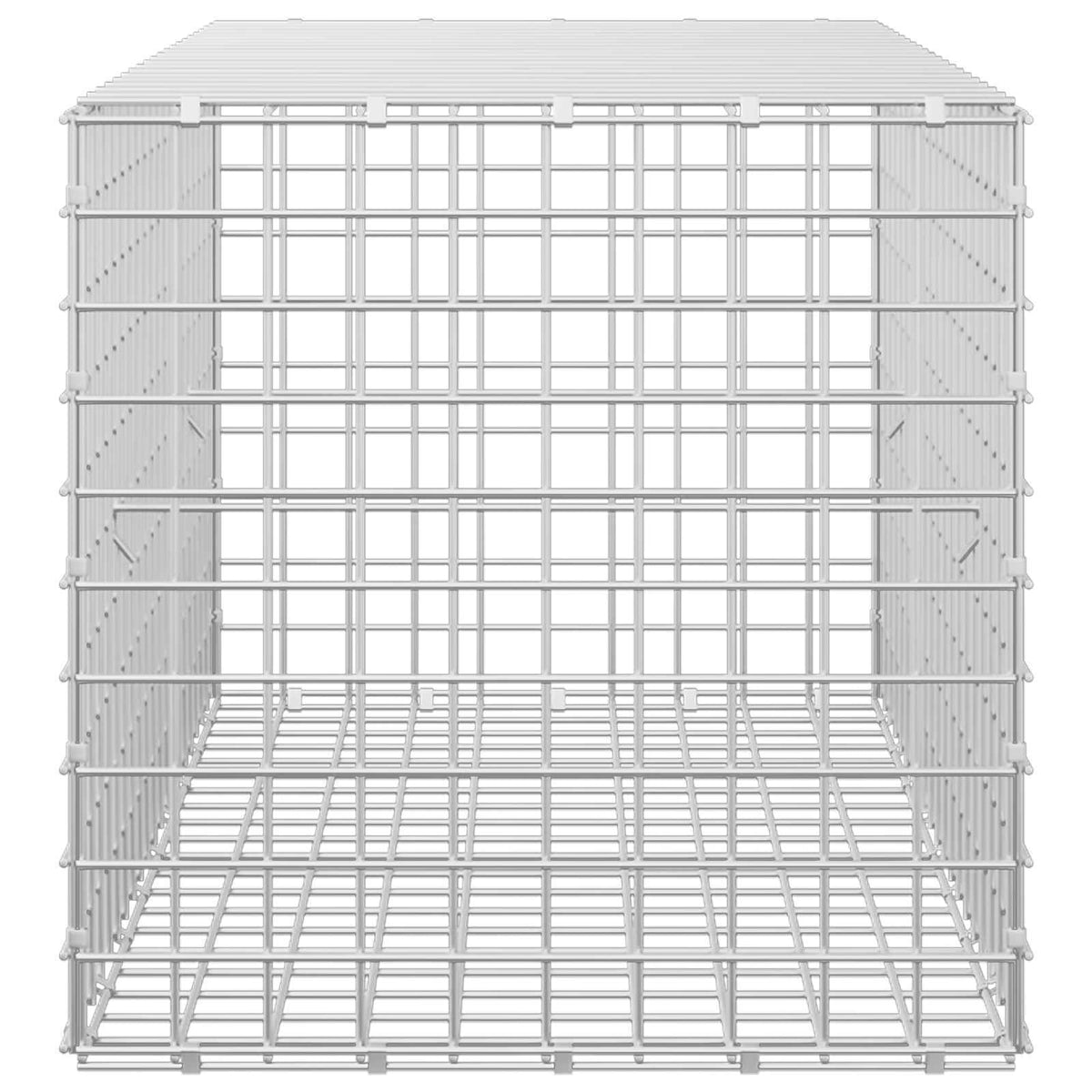 Γκαμπιόν με σύρμα 5 mm και πλέγμα 5x5 cm 100x50x50 εκ - Pakobazaar
