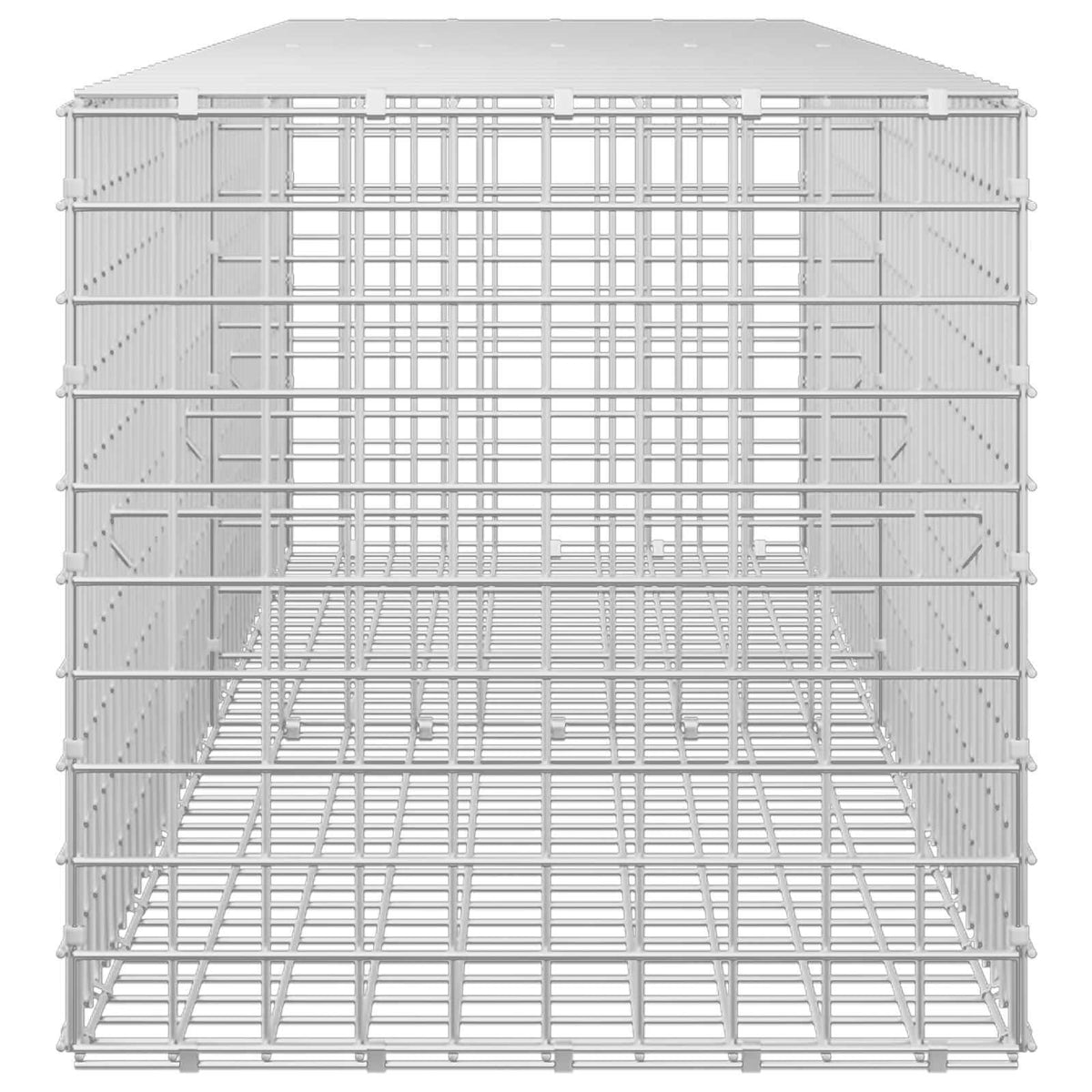 Γκαμπιόν με σύρμα 5 mm και πλέγμα 5x5 cm 200x50x50 εκ - Pakobazaar