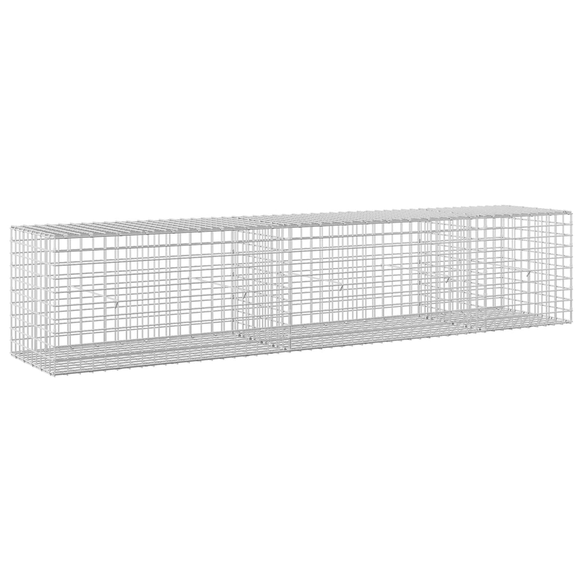 Γκαμπιόν με σύρμα 5 mm και πλέγμα 5x5 cm 250x50x50 εκ
