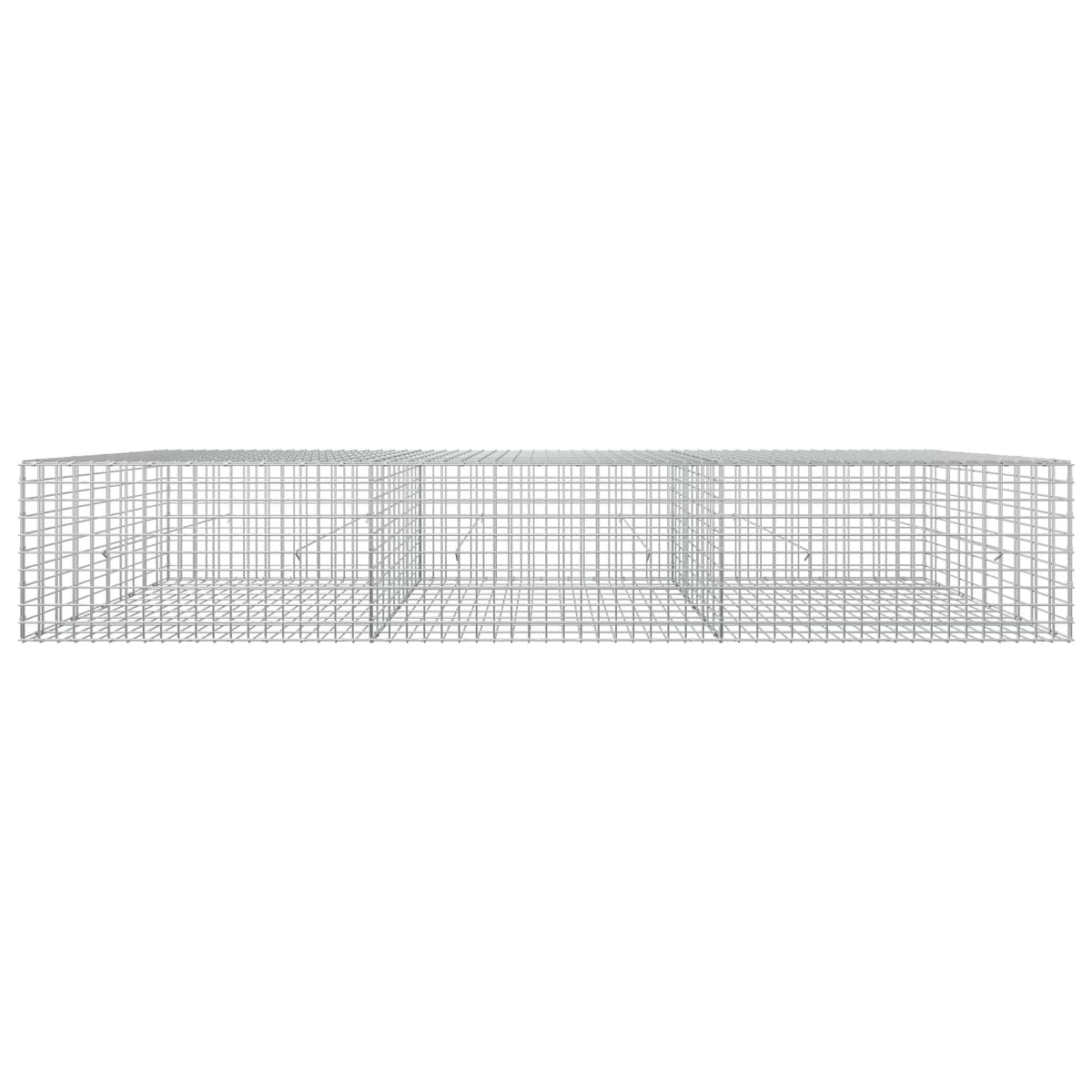 Γκαμπιόν με σύρμα 5 mm και πλέγμα 5x5 cm 300x50x50 εκ - Pakobazaar