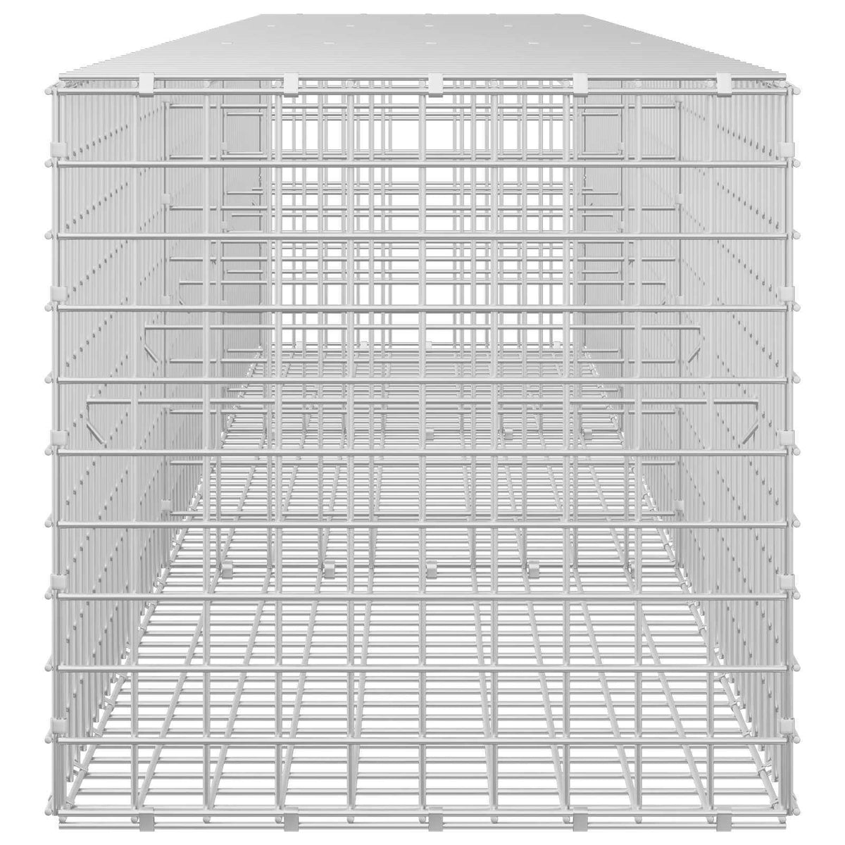 Γκαμπιόν με σύρμα 5 mm και πλέγμα 5x5 cm 300x50x50 εκ - Pakobazaar