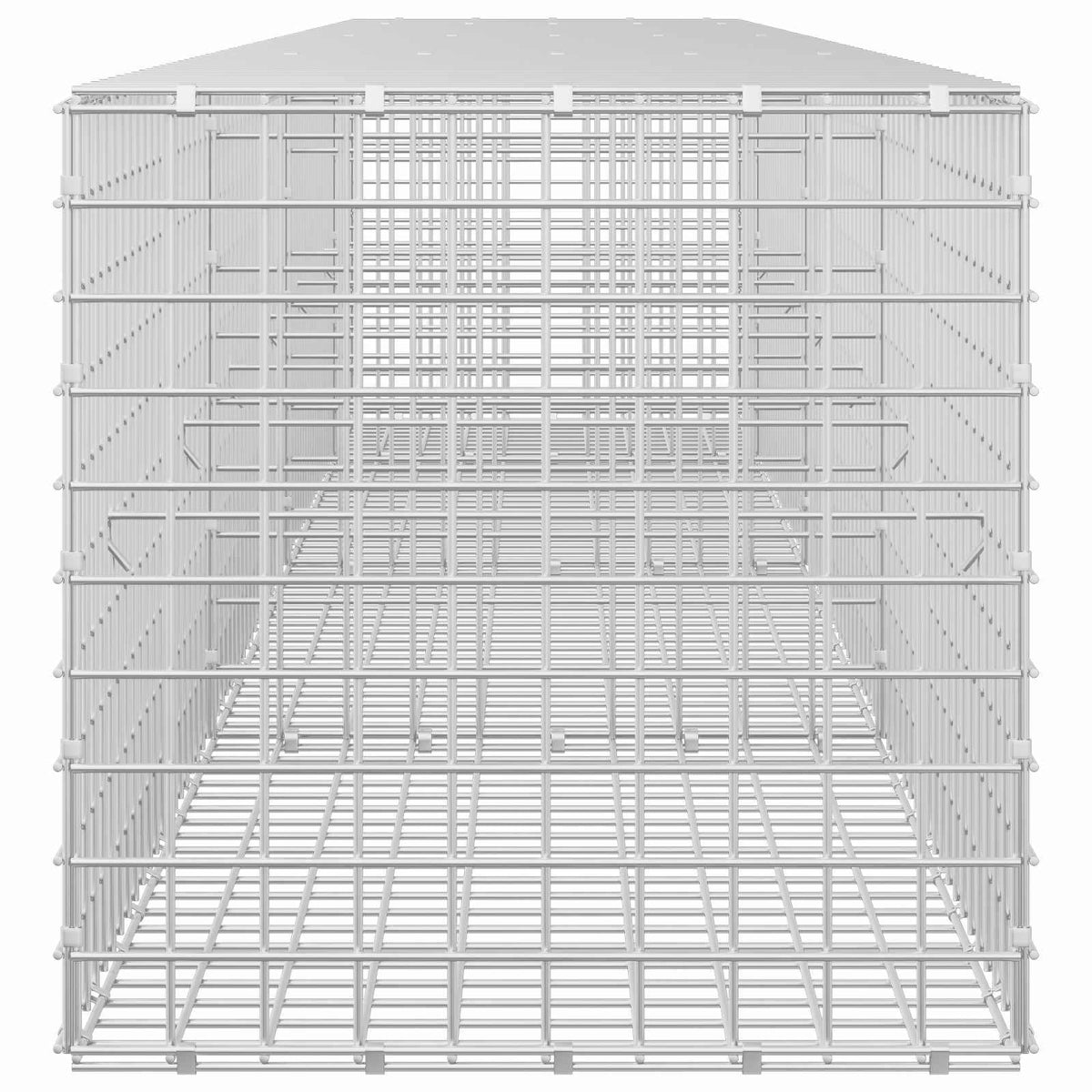 Γκαμπιόν με σύρμα 5 mm και πλέγμα 5x5 cm 350x50x50 εκ - Pakobazaar