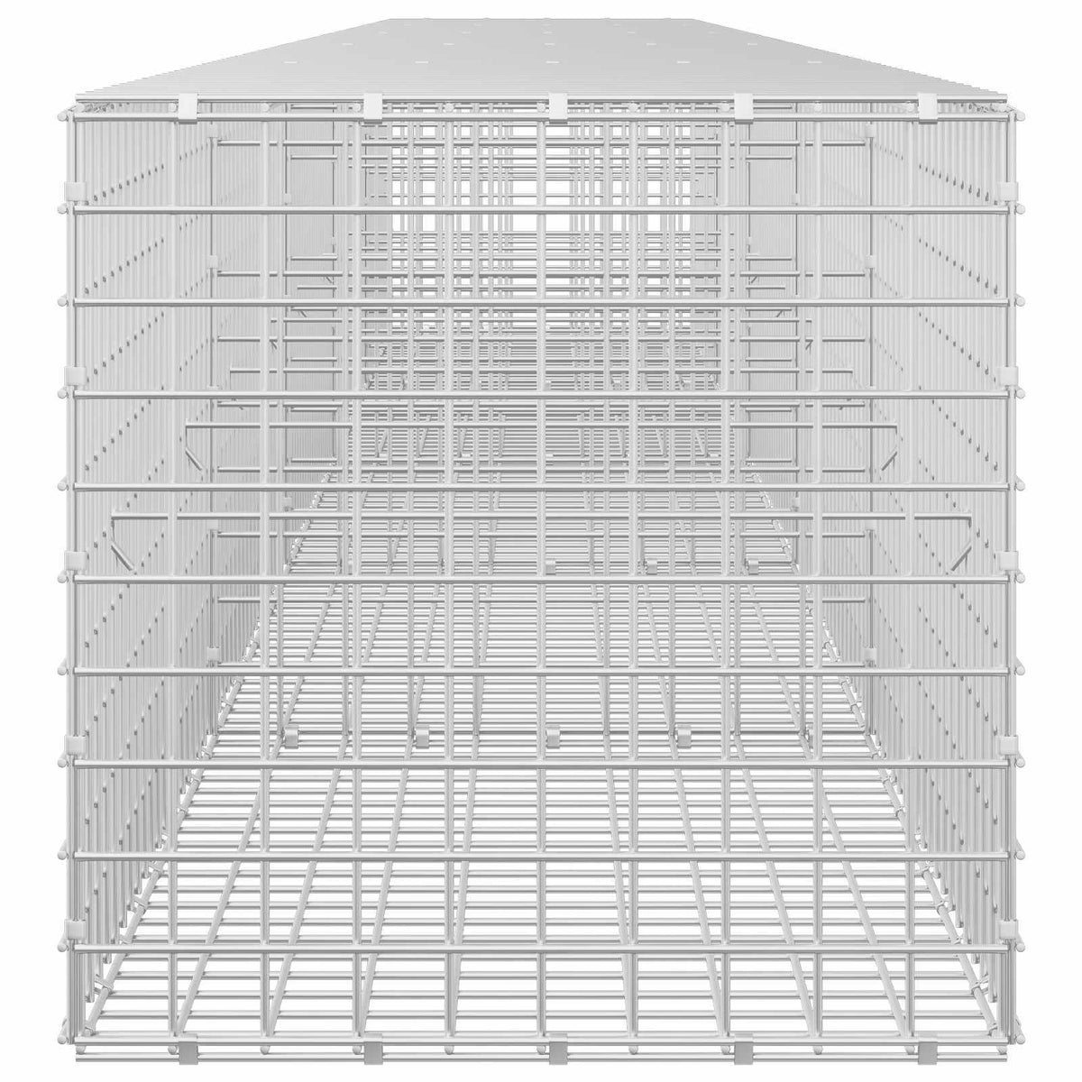 Γκαμπιόν με σύρμα 5 mm και πλέγμα 5x5 cm 500x50x50 εκ - Pakobazaar