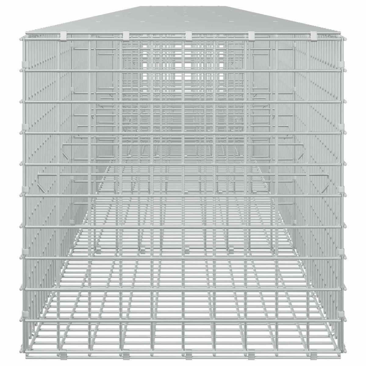 Γκαμπιόν με σύρμα 5 mm και πλέγμα 5x5 cm 650x50x50 εκ. - Pakobazaar
