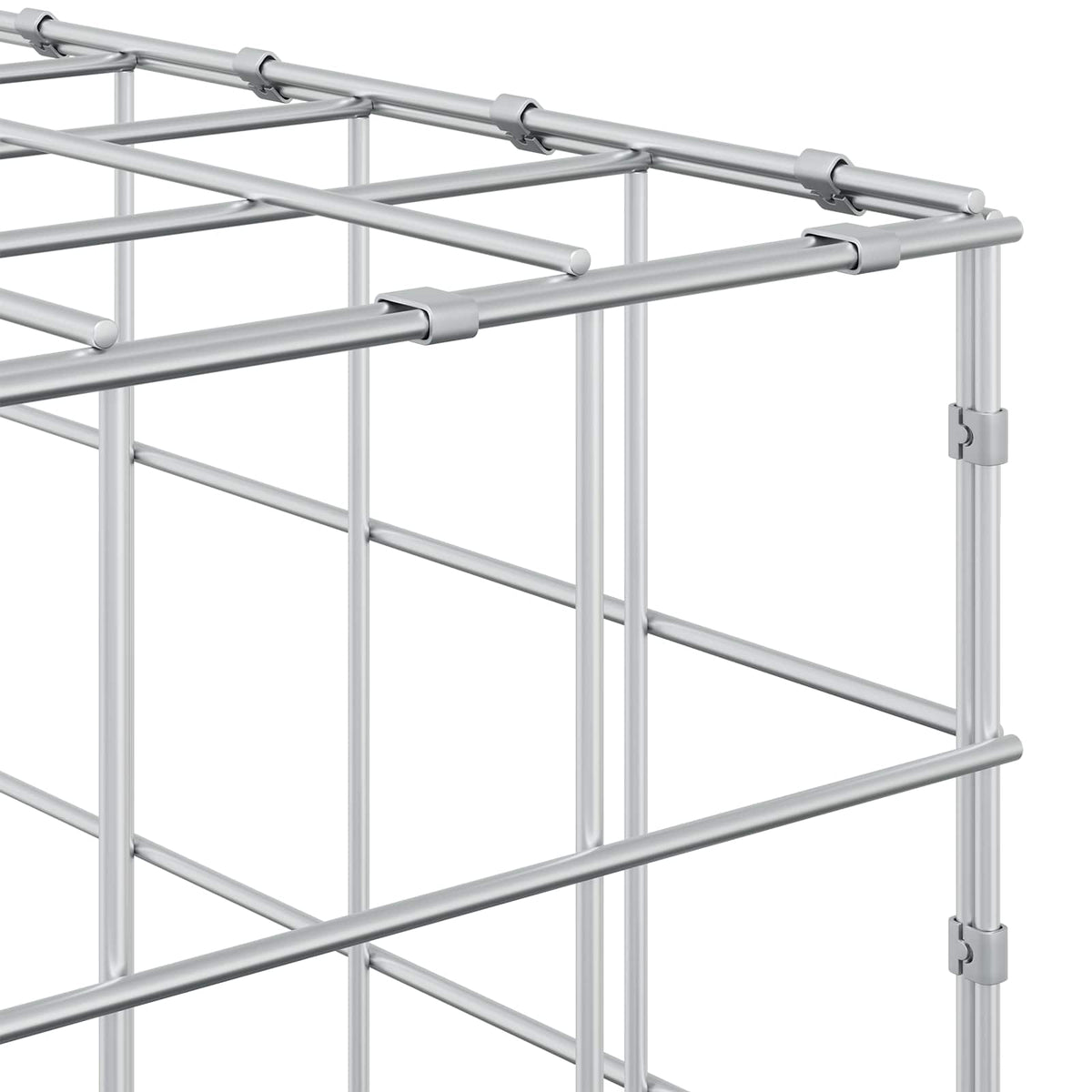 Γκαμπιόν με σύρμα 5 mm και πλέγμα 5x5 cm 1050x50x50 εκ - Pakobazaar