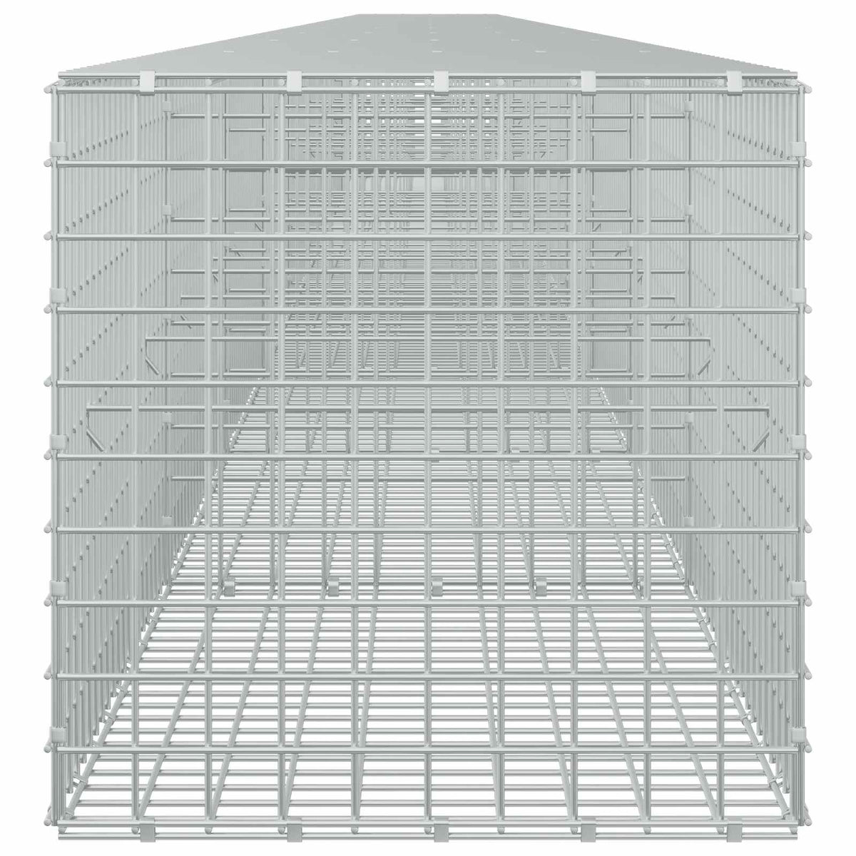 Γκαμπιόν με σύρμα 5 mm και πλέγμα 5x5 cm 1050x50x50 εκ - Pakobazaar