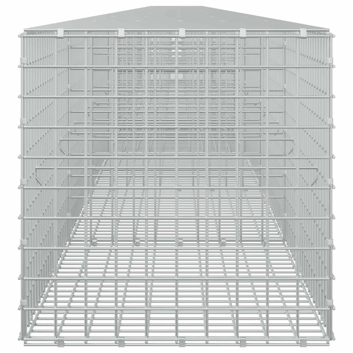 Γκαμπιόν με σύρμα 5 mm και πλέγμα 5x5 cm 1200x50x50 εκ - Pakobazaar