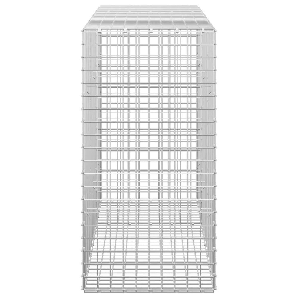 Γκαμπιόν με σύρμα 5 mm και πλέγμα 5x5 cm 150x50x100 εκ.