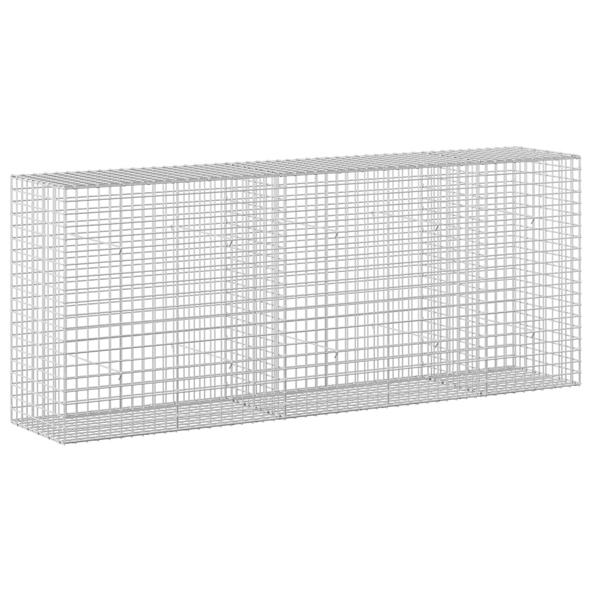 Γκαμπιόν με σύρμα 5 mm και πλέγμα 5x5 cm 250x50x100 εκ