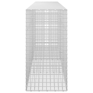 Γκαμπιόν με σύρμα 5 mm και πλέγμα 5x5 cm 350x50x100 εκ.