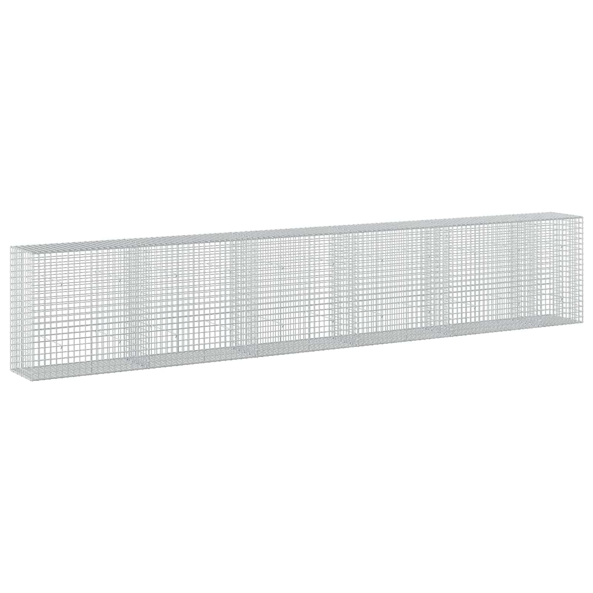 Γκαμπιόν με σύρμα 5 mm και πλέγμα 5x5 cm 550x50x100 εκ - Pakobazaar