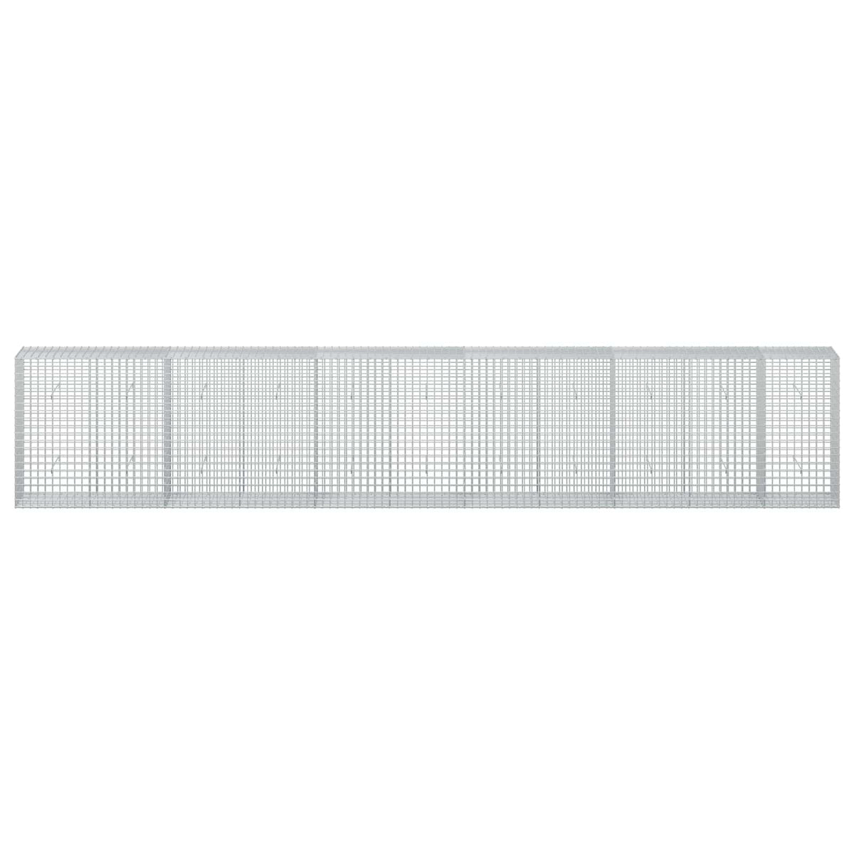 Γκαμπιόν με σύρμα 5 mm και πλέγμα 5x5 cm 550x50x100 εκ - Pakobazaar