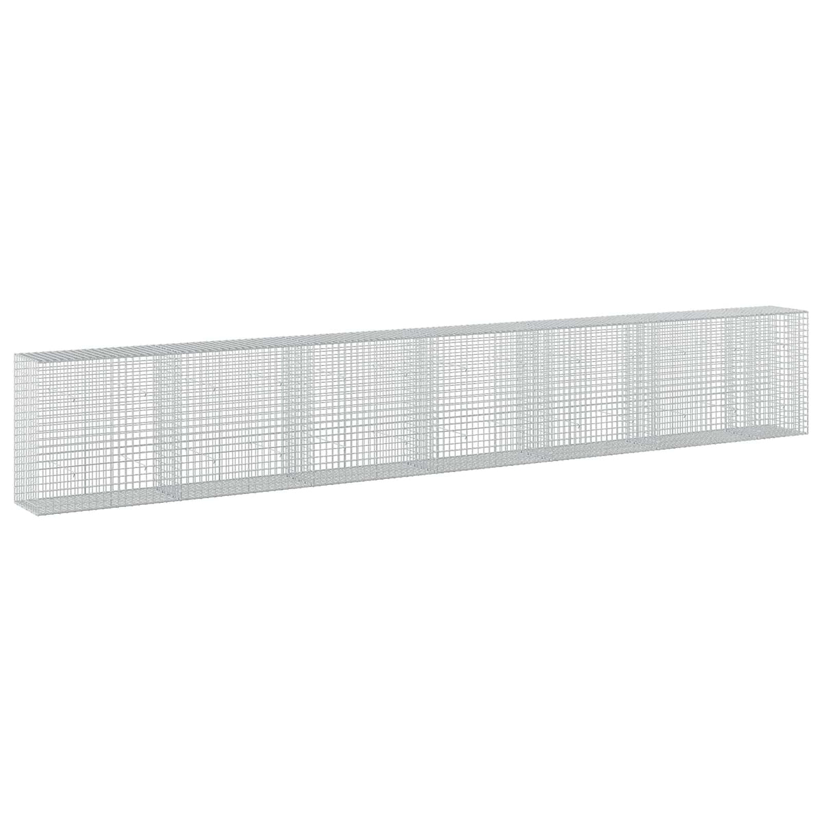 Γκαμπιόν με σύρμα 5 mm και πλέγμα 5x5 cm 650x50x100 εκ