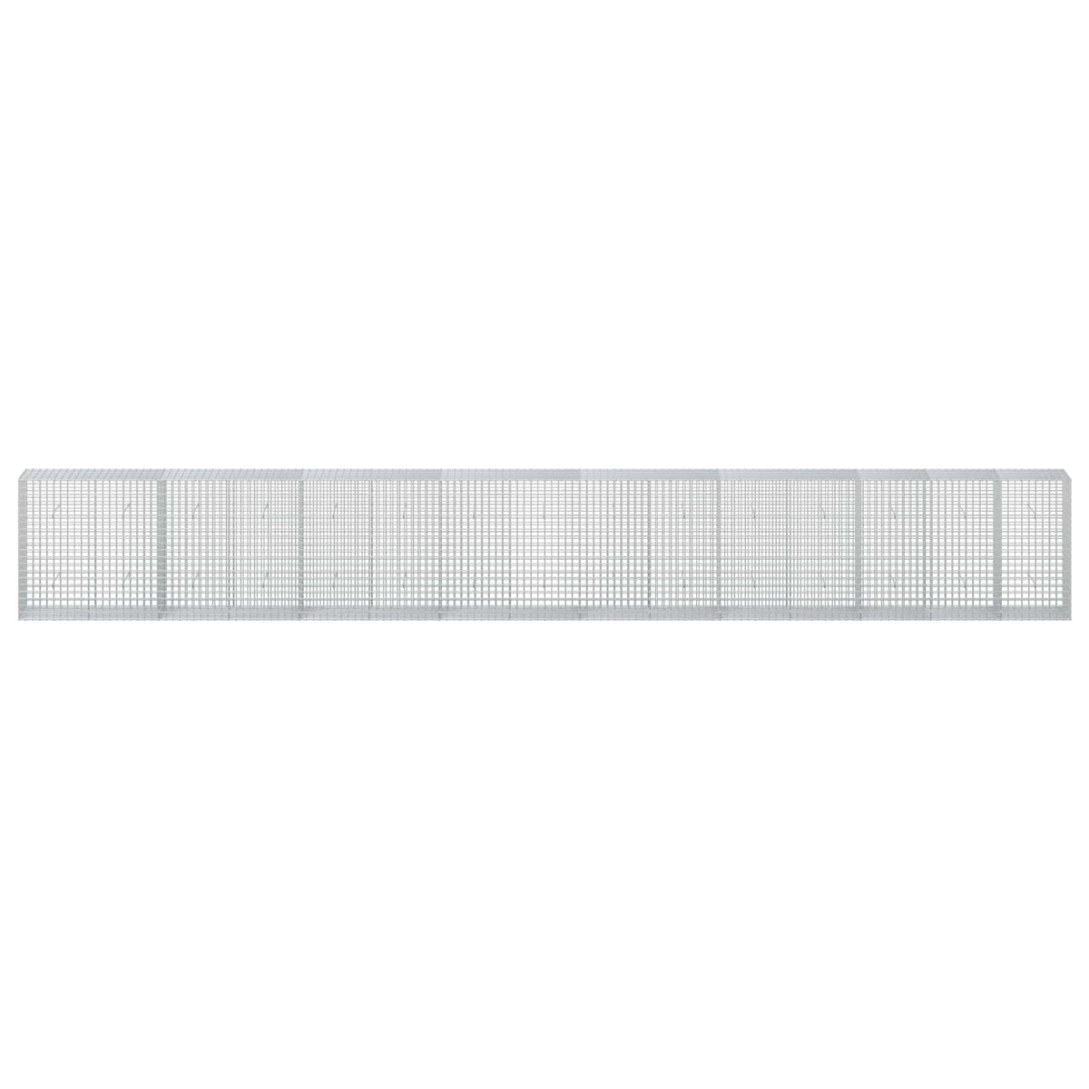 Γκαμπιόν με σύρμα 5 mm και πλέγμα 5x5 cm 750x50x100 εκ