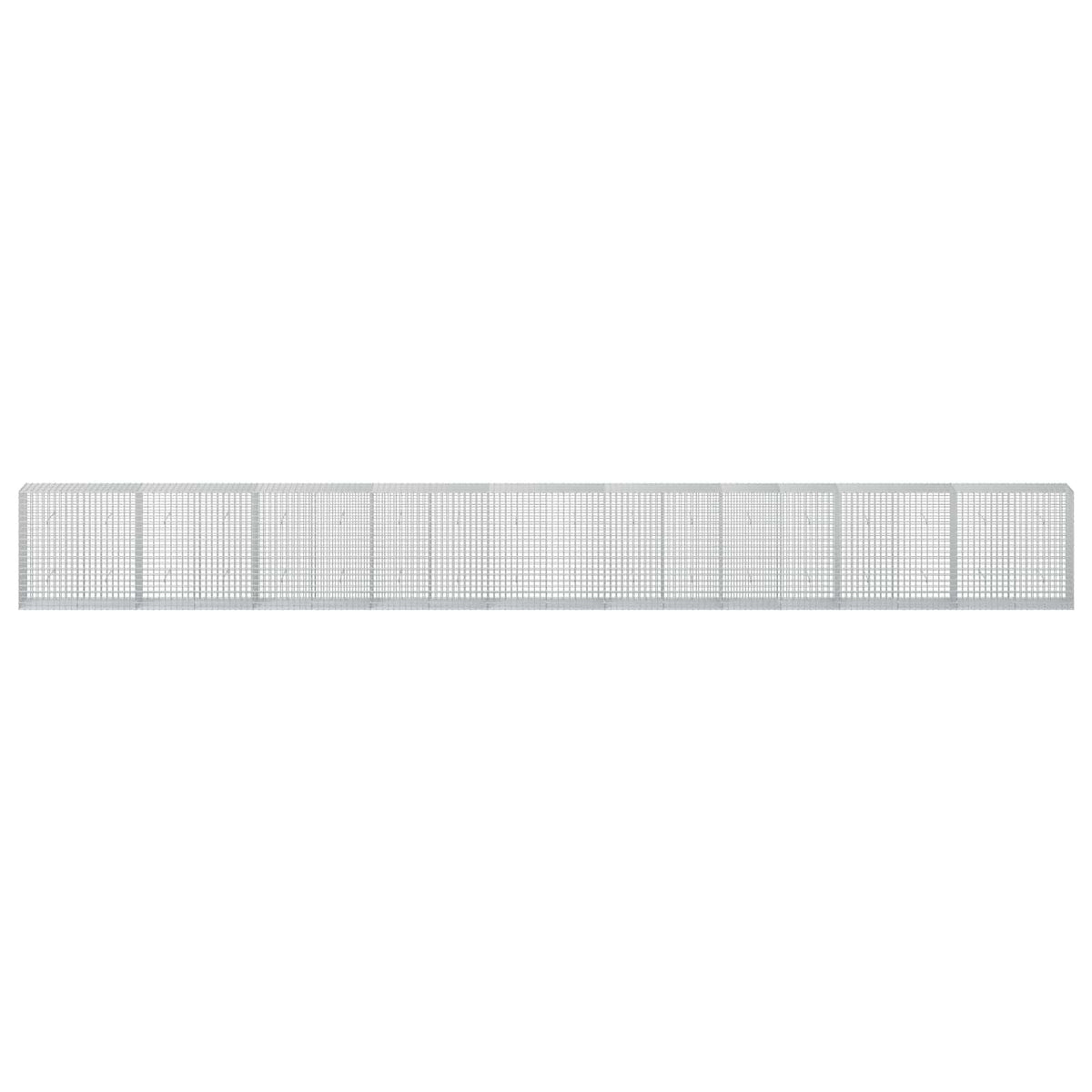 Γκαμπιόν με σύρμα 5 mm και πλέγμα 5x5 cm 900x50x100 εκ - Pakobazaar