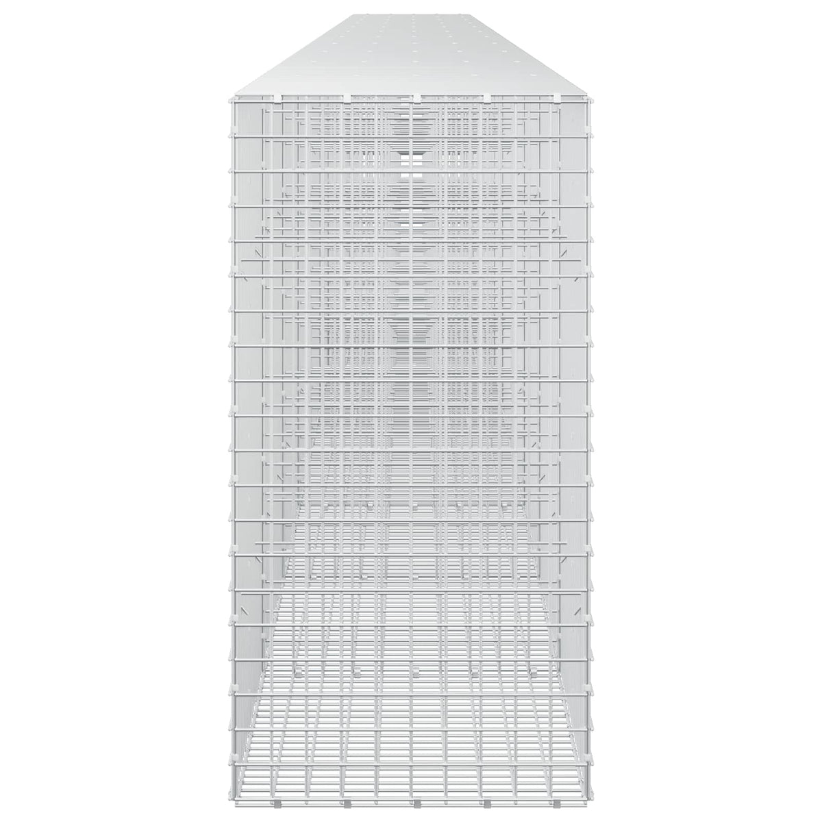Γκαμπιόν με σύρμα 5 mm και πλέγμα 5x5 cm 1100x50x100 εκ. - Pakobazaar