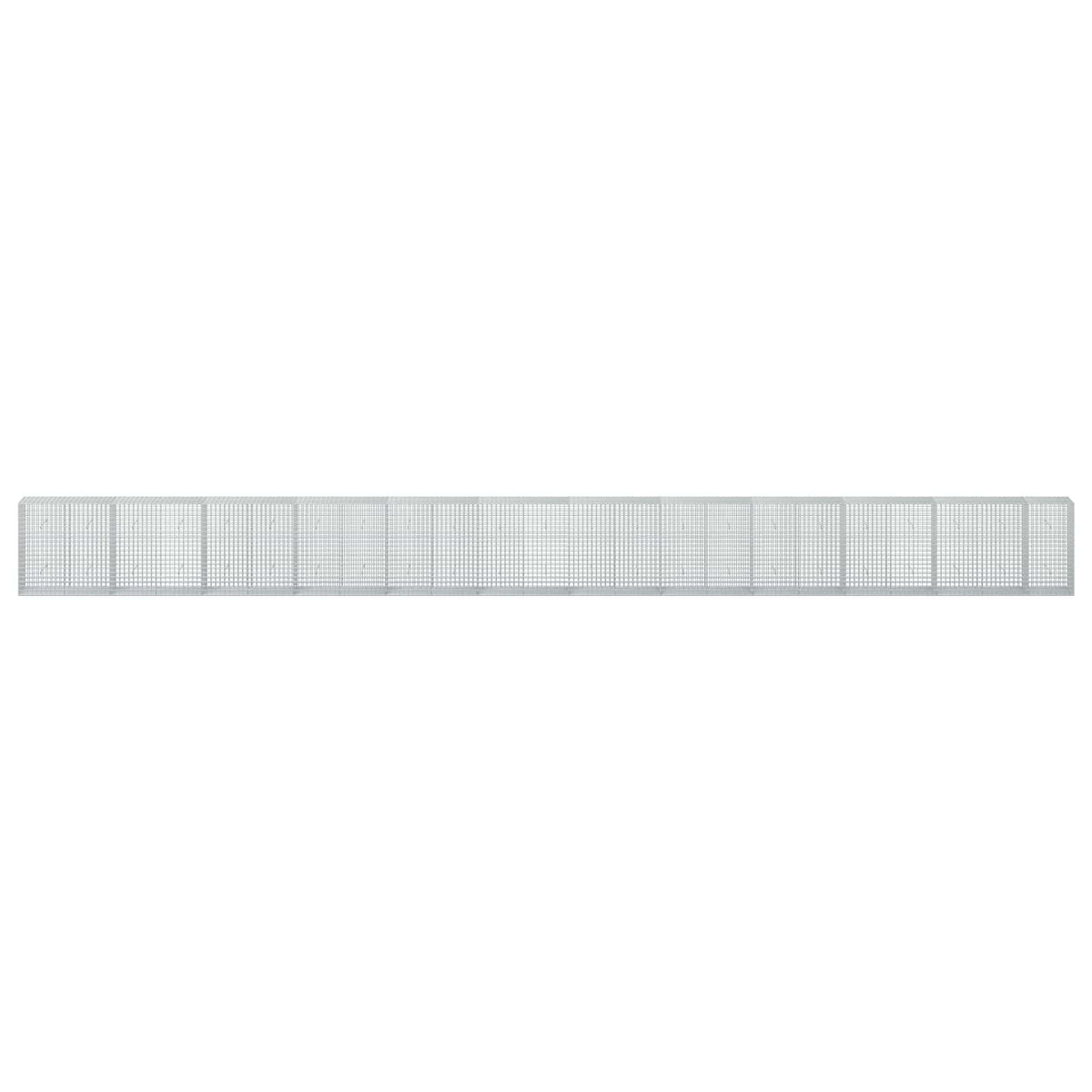 Γκαμπιόν με σύρμα 5 mm και πλέγμα 5x5 cm 1150x50x100 εκ