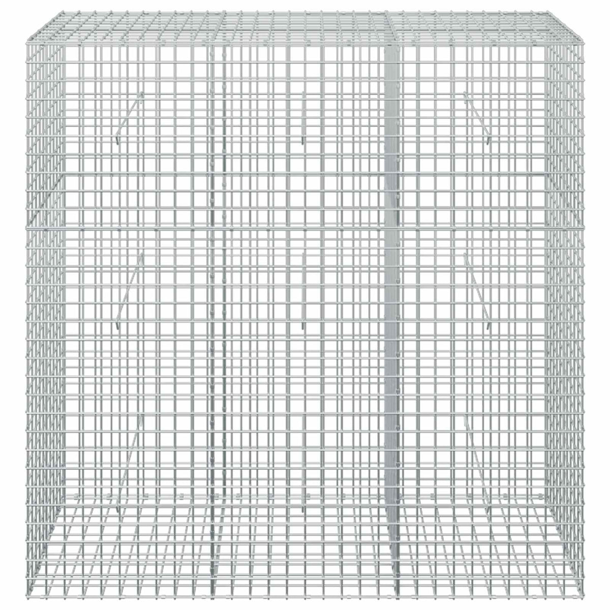 Γκαμπιόν με σύρμα 5 mm και πλέγμα 5x5 cm 150x50x150 εκ - Pakobazaar