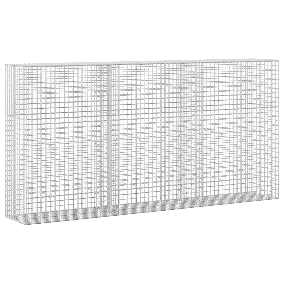 Γκαμπιόν με σύρμα 5 mm και πλέγμα 5x5 cm 300x50x150 εκ. - Pakobazaar