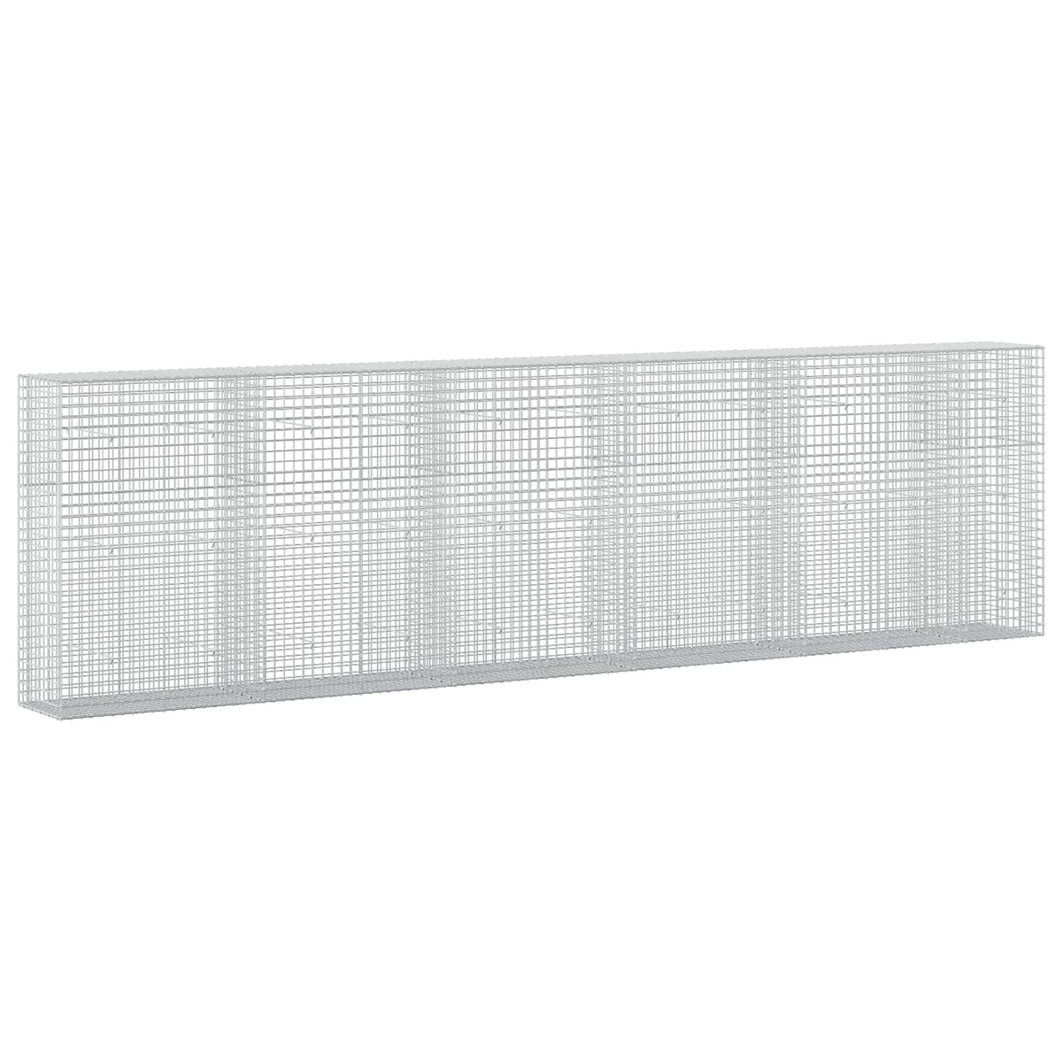 Γκαμπιόν με σύρμα 5 mm και πλέγμα 5x5 cm 550x50x150 εκ. - Pakobazaar