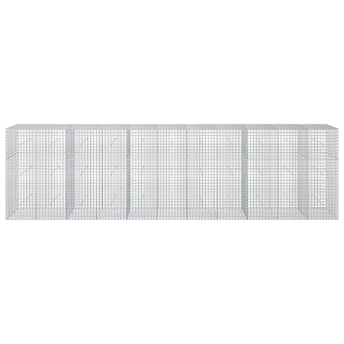Γκαμπιόν με σύρμα 5 mm και πλέγμα 5x5 cm 550x50x150 εκ. - Pakobazaar