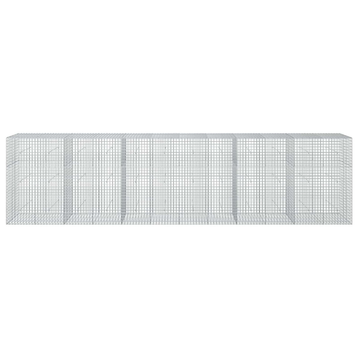 Γκαμπιόν με σύρμα 5 mm και πλέγμα 5x5 cm 600x50x150 εκ - Pakobazaar