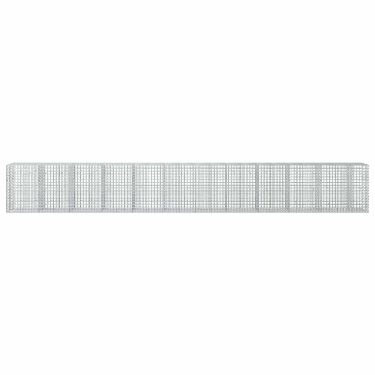 Γκαμπιόν με σύρμα 5 mm και πλέγμα 5x5 cm 1150x50x150 εκ