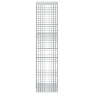 Γκαμπιόν με σύρμα 5 mm και πλέγμα 5x5 cm 100x50x200 cm - Pakobazaar