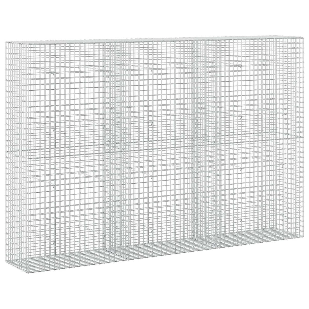 Γκαμπιόν με σύρμα 5 mm και πλέγμα 5x5 cm 300x50x200 εκ - Pakobazaar