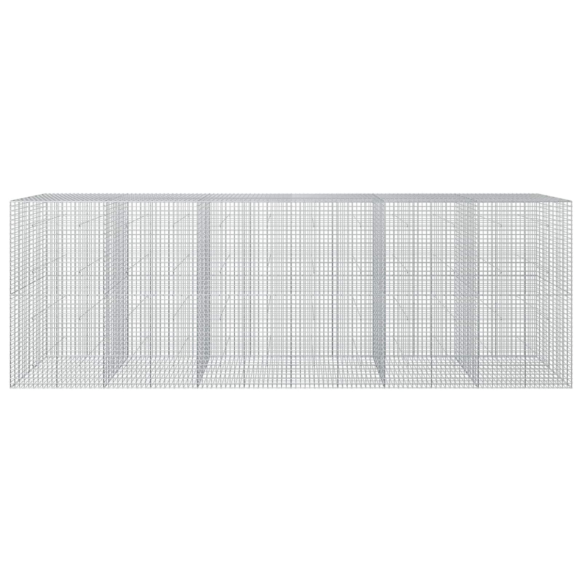 Γκαμπιόν με σύρμα 5 mm και πλέγμα 5x5 cm 600x50x200 εκ - Pakobazaar