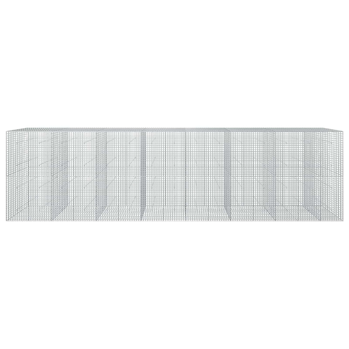 Γκαμπιόν με σύρμα 5 mm και πλέγμα 5x5 cm 750x50x200 εκ - Pakobazaar