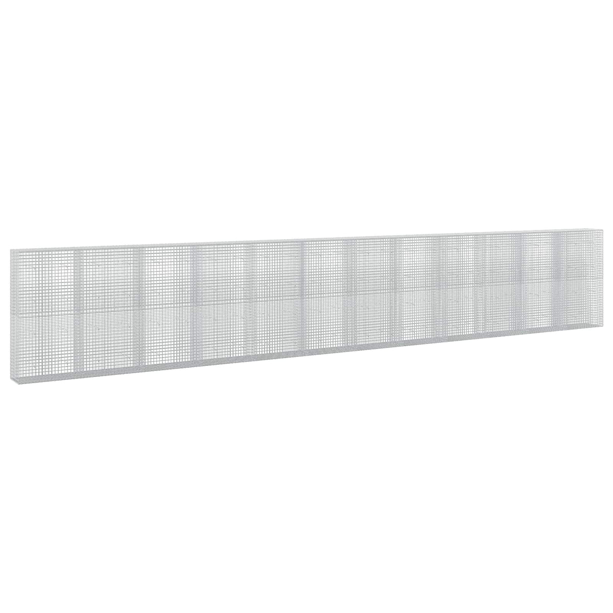 Γκαμπιόν με σύρμα 5 mm και πλέγμα 5x5 cm 1200x50x200 εκ - Pakobazaar