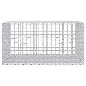 Γκαμπιόν με σύρμα 5 mm και πλέγμα 5x5 cm 100x100x50 εκ - Pakobazaar