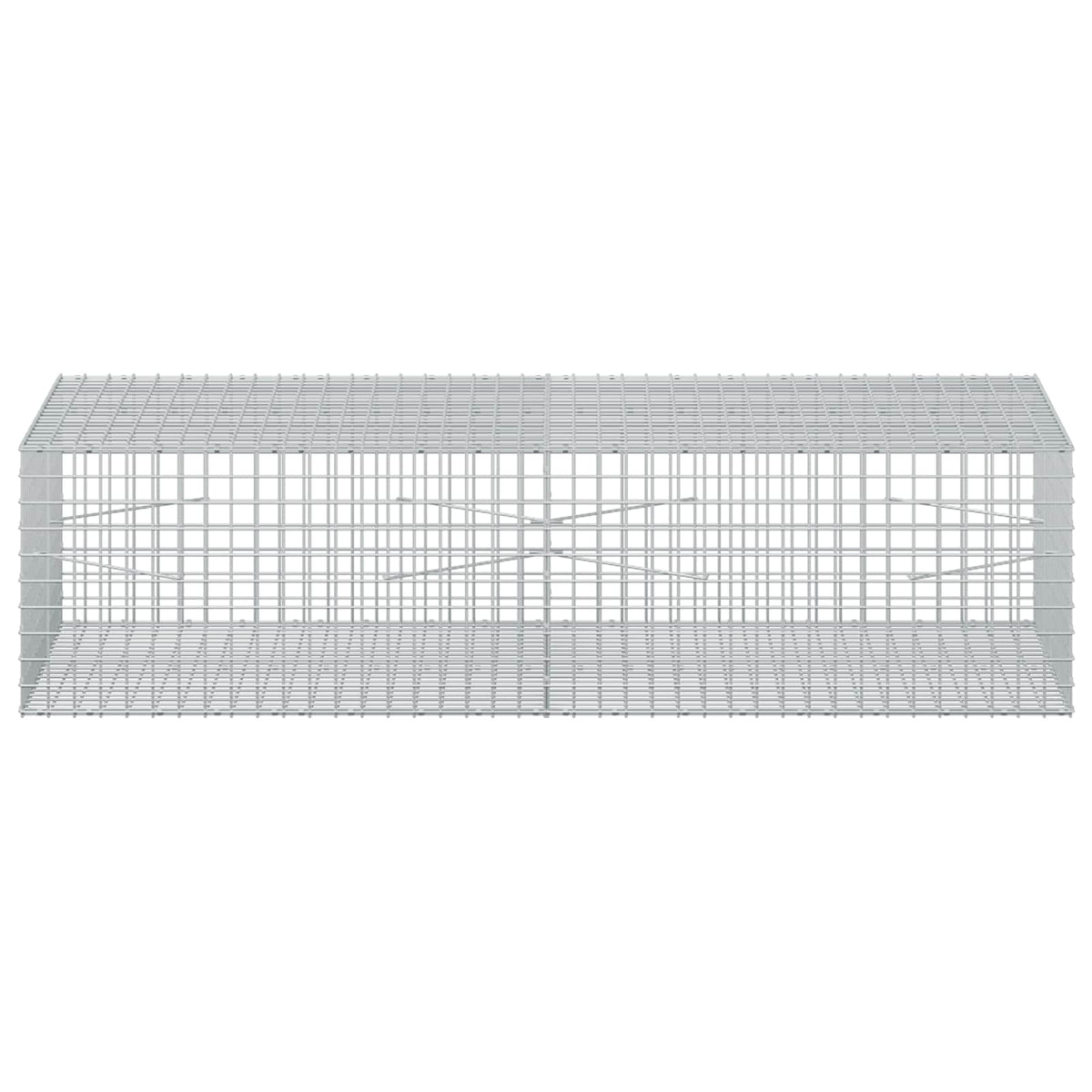 Γκαμπιόν με σύρμα 5 mm και πλέγμα 5x5 cm 200x100x50 εκ