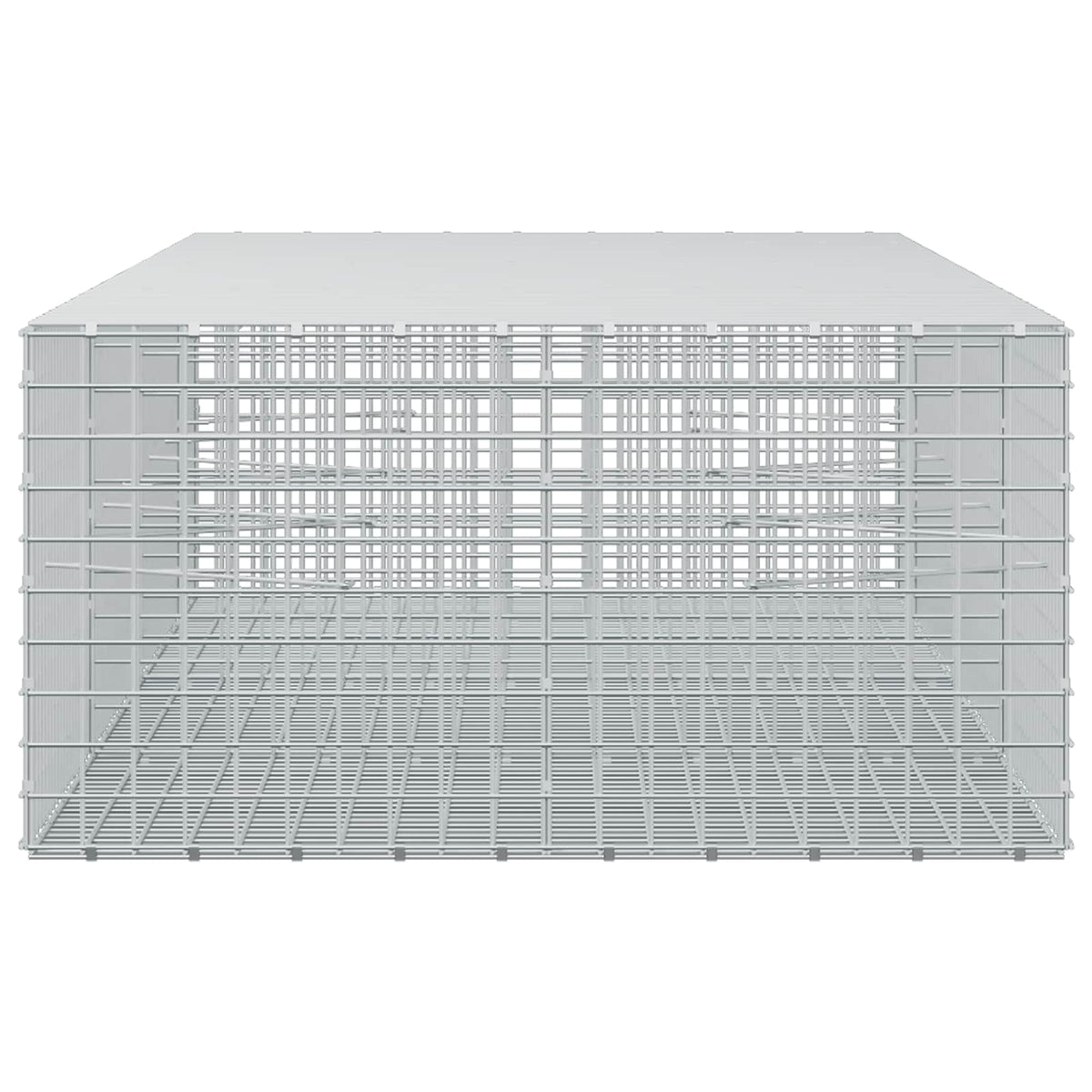 Γκαμπιόν με σύρμα 5 mm και πλέγμα 5x5 cm 350x100x50 εκ.