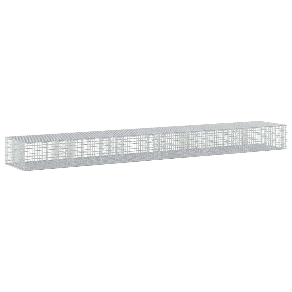 Γκαμπιόν με σύρμα 5 mm και πλέγμα 5x5 cm 600x100x50 εκ. - Pakobazaar
