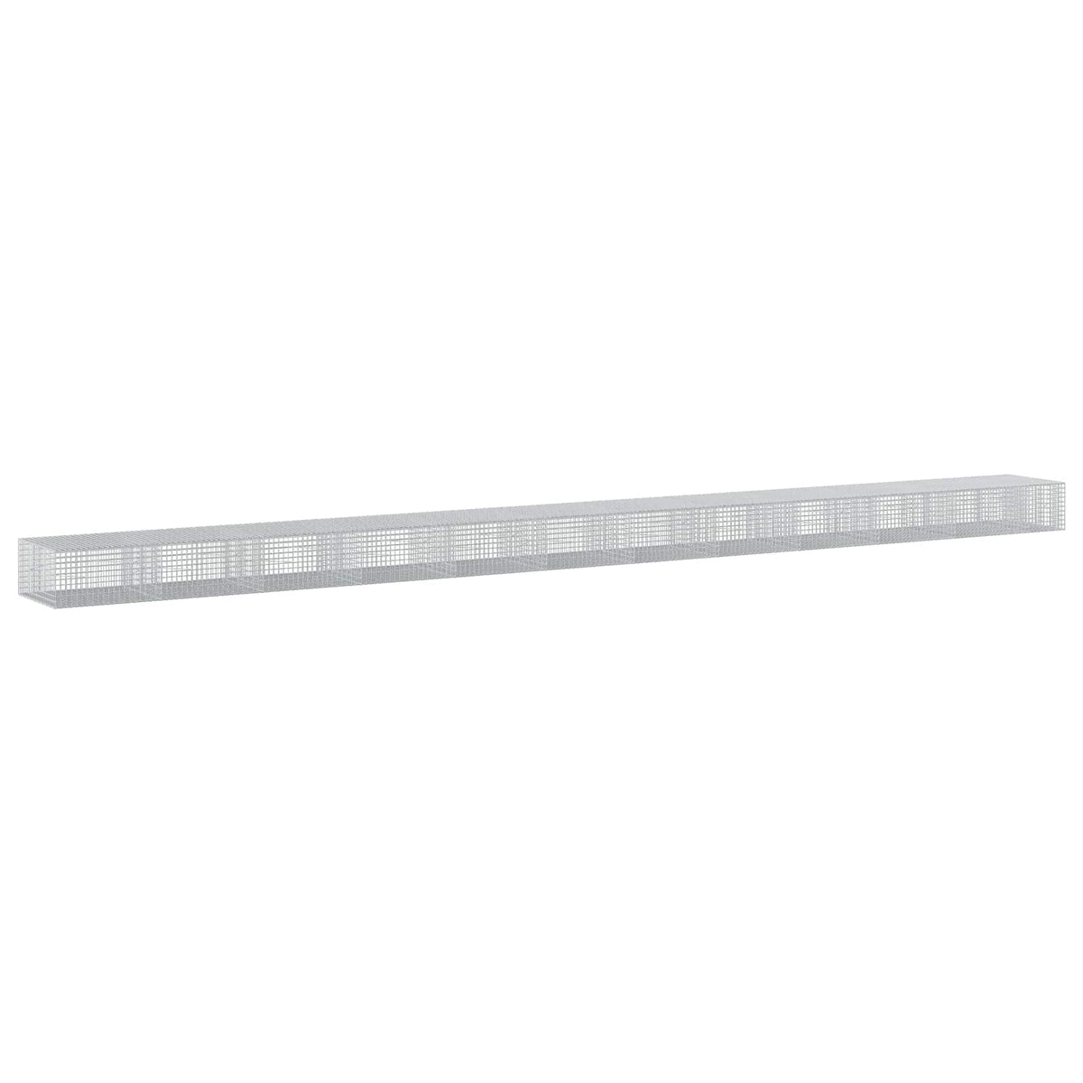 Γκαμπιόν με σύρμα 5 mm και πλέγμα 5x5 cm 1150x100x50 εκ. - Pakobazaar