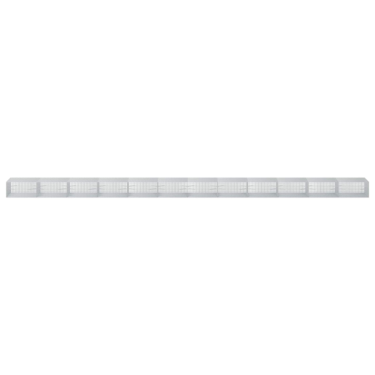Γκαμπιόν με σύρμα 5 mm και πλέγμα 5x5 cm 1200x100x50 εκ - Pakobazaar