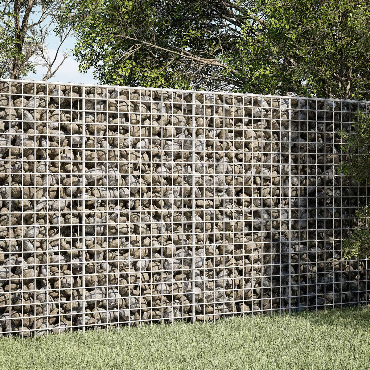 Γκαμπιόν με σύρμα 5 mm και πλέγμα 5x5 cm 50x100x100 εκ