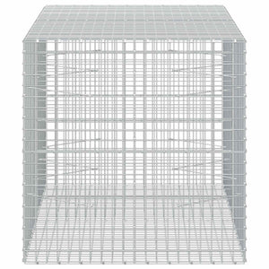 Γκαμπιόν με σύρμα 5 mm και πλέγμα 5x5 cm 200x100x100 εκ. - Pakobazaar
