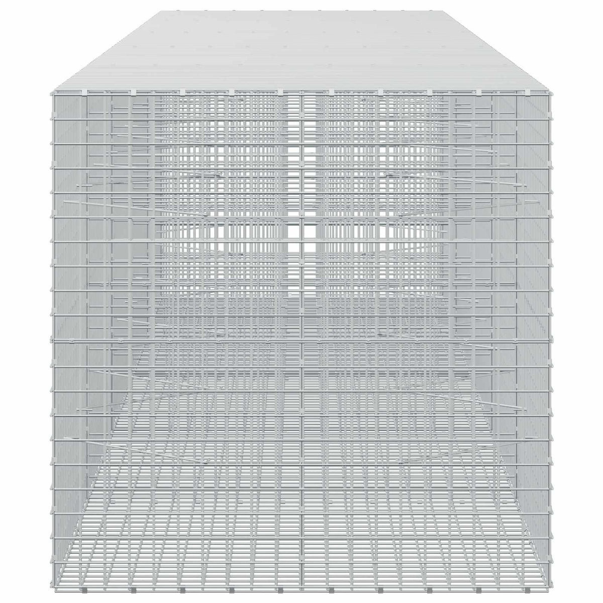 Γκαμπιόν με σύρμα 5 mm και πλέγμα 5x5 cm 500x100x100 εκ - Pakobazaar