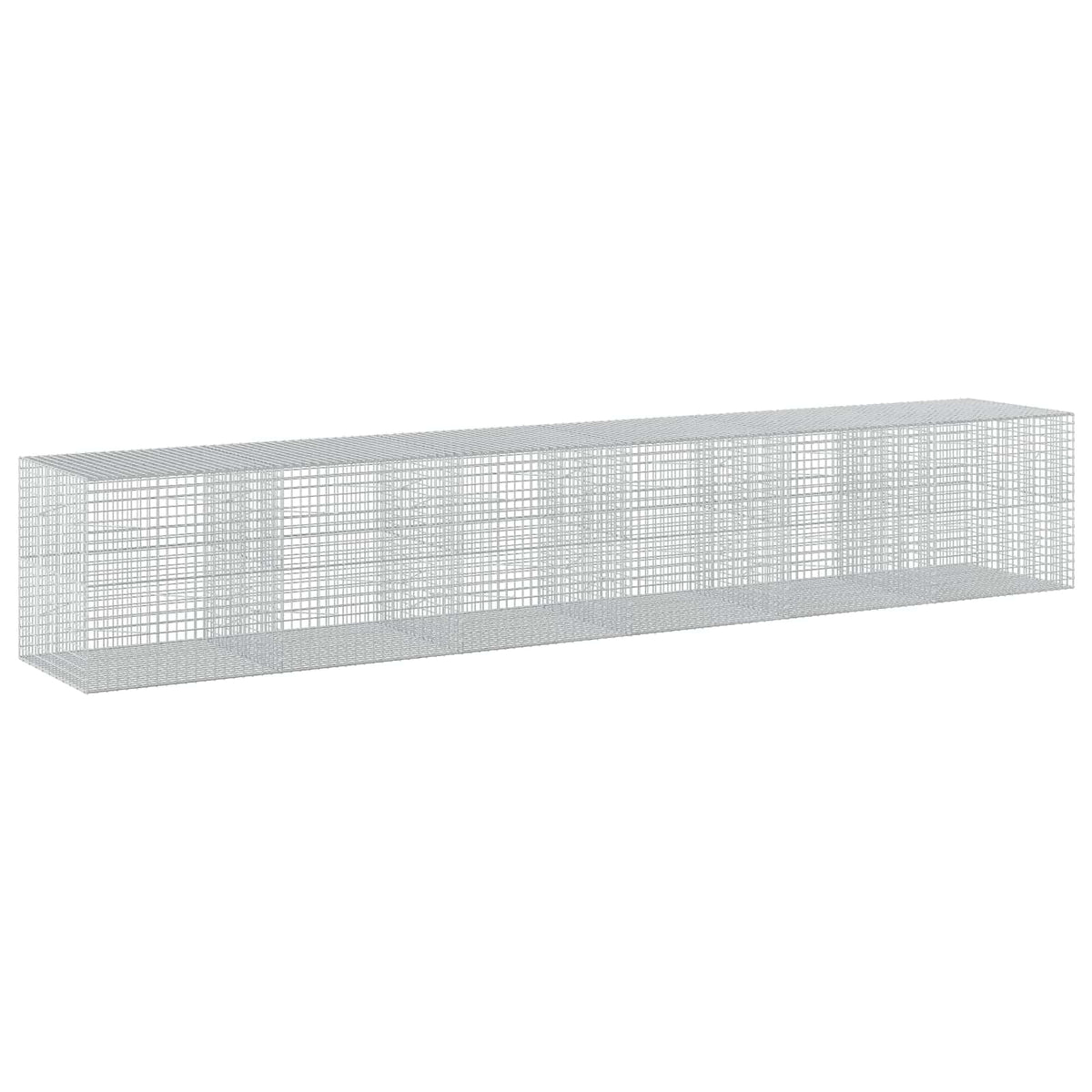 Γκαμπιόν με σύρμα 5 mm και πλέγμα 5x5 cm 600x100x100 εκ. - Pakobazaar