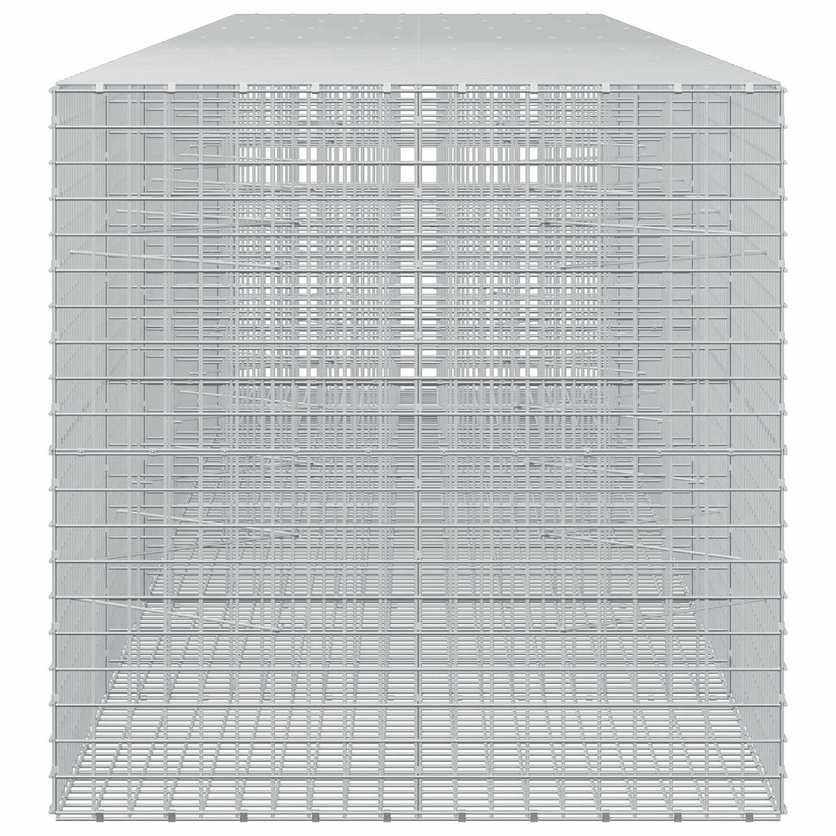 Γκαμπιόν με σύρμα 5 mm και πλέγμα 5x5 cm 600x100x100 εκ. - Pakobazaar