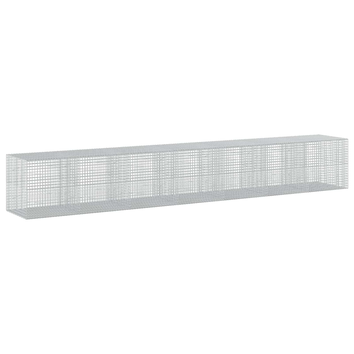 Γκαμπιόν με σύρμα 5 mm και πλέγμα 5x5 cm 700x100x100 εκ. - Pakobazaar